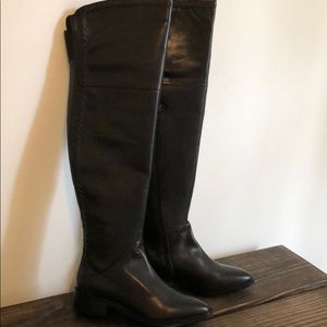 Seychelles black leather boot. Size 7.